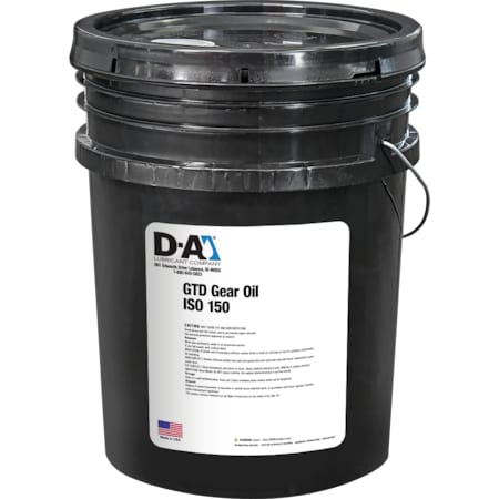 D-A Lubricant Co D-A GTD Gear Oil ISO 150 - 35 Lb Plastic Pail 13328LB